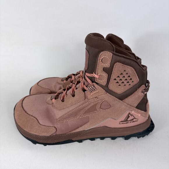 Altra Lone Peak Hiker 2 Sneakers Women's 10 Pink Mesh Suede Trail Running Shoes - Picture 5 of 10